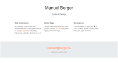 Desktop Screenshot of manuelberger.com