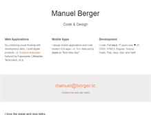 Tablet Screenshot of manuelberger.com